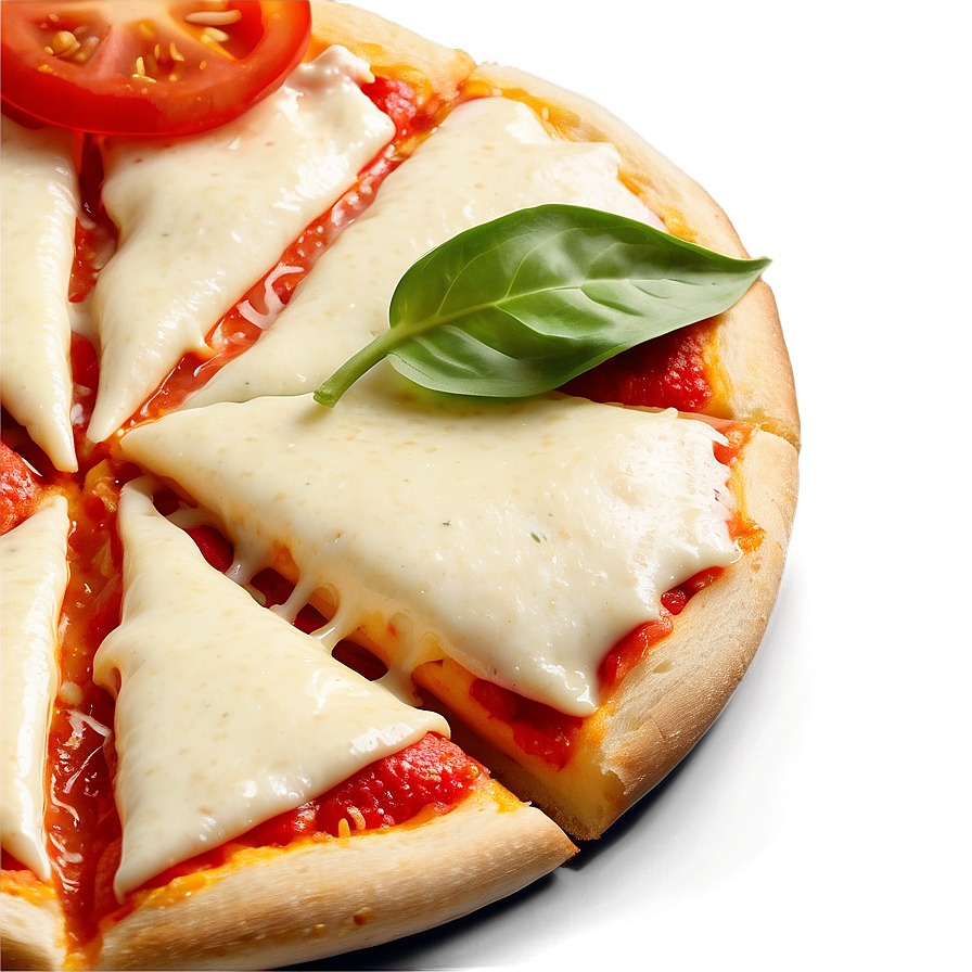 Cheesy Margherita Pizza Png 60