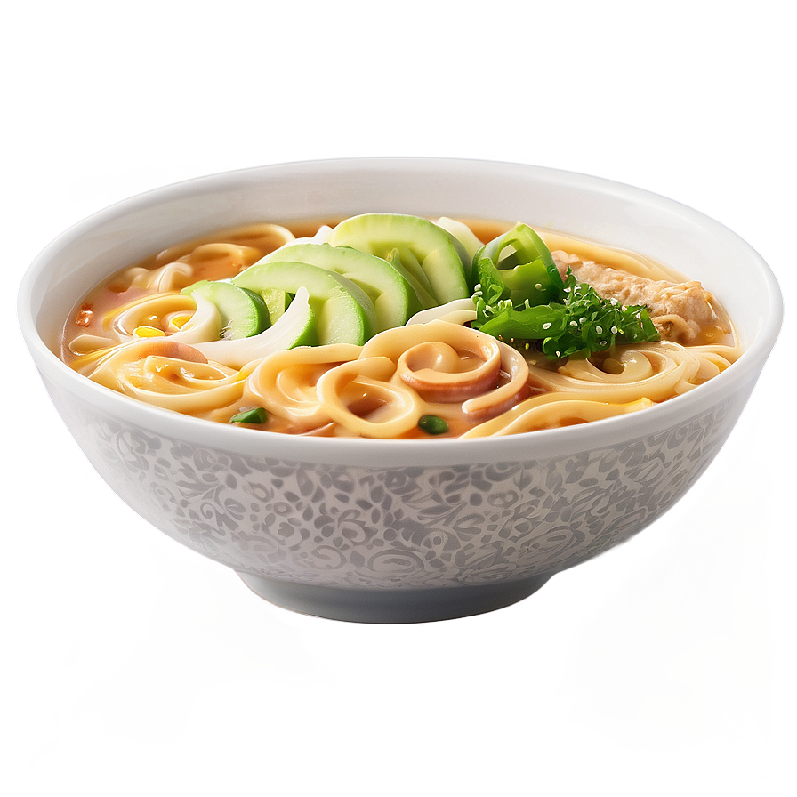 Cheesy Ramen Bowl Png 49