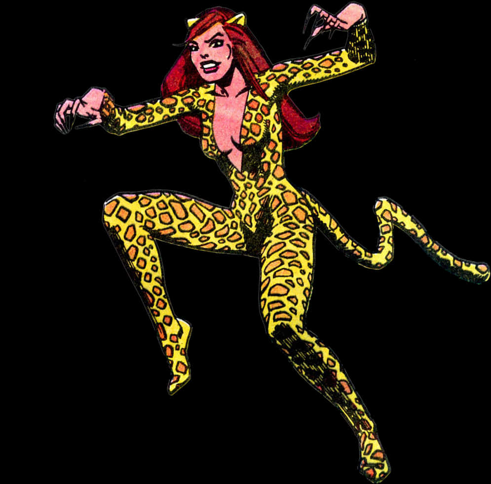 Cheetah_ Comics_ Character_ Action_ Pose