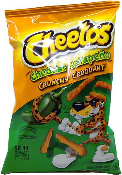 Cheetos Cheddar Jalapeno Crunchy Snack Package