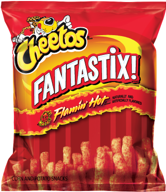 Cheetos Fantastix Flamin Hot Snack Bag