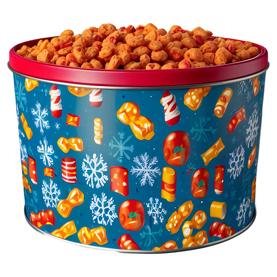 Cheetos Holiday Popcorn Tin Png 05242024