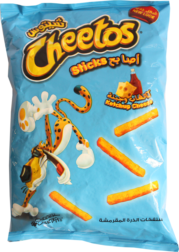 Cheetos Ketchup Flavored Sticks Package