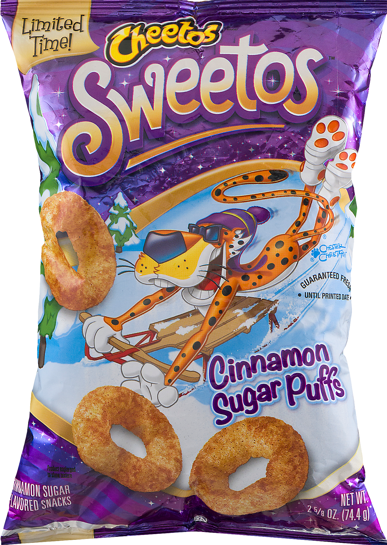 Cheetos Sweetos Cinnamon Sugar Puffs Package