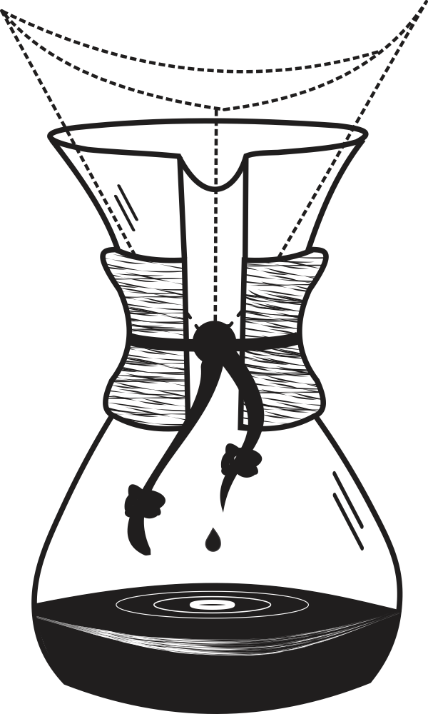 Chemex Coffee Maker Illustration