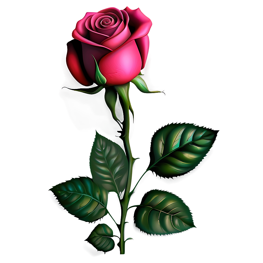 Cherished Rose Art Png 9