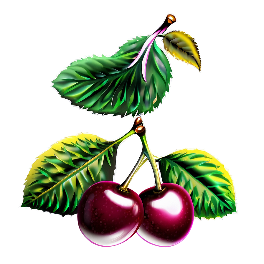 Cherries Decoration Png Pql Image