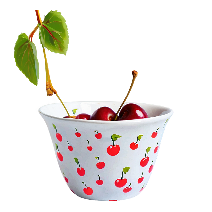 Cherries In Bowl Png 05212024