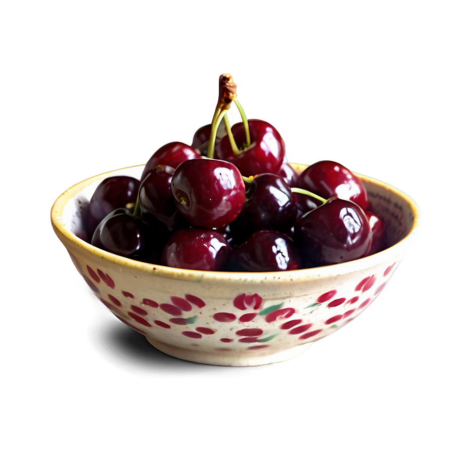 Cherries In Bowl Png 06212024