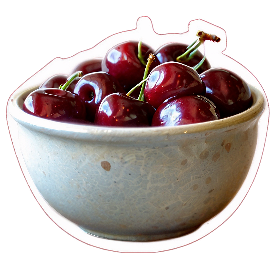 Cherries In Bowl Png 06212024