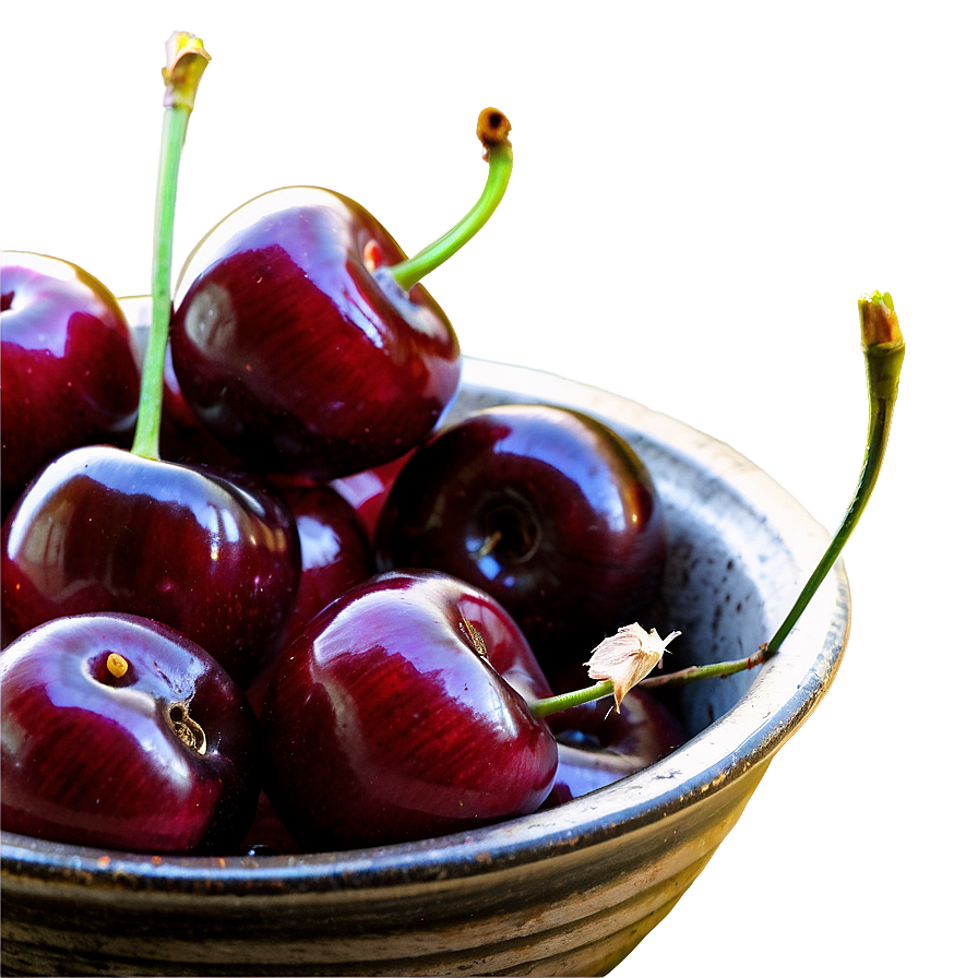 Cherries In Bowl Png Uaf43