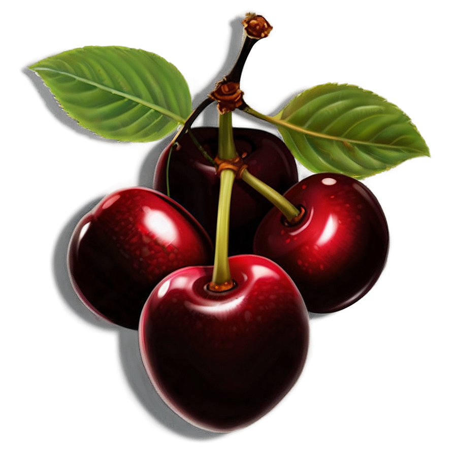 Cherries Silhouette Png 06212024