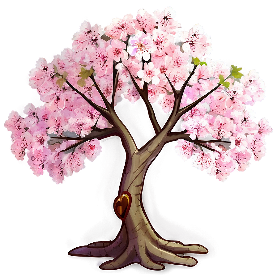 Cherry Blossom Anime Tree Png 05242024