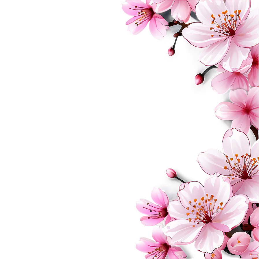 Cherry Blossom Border Png 88