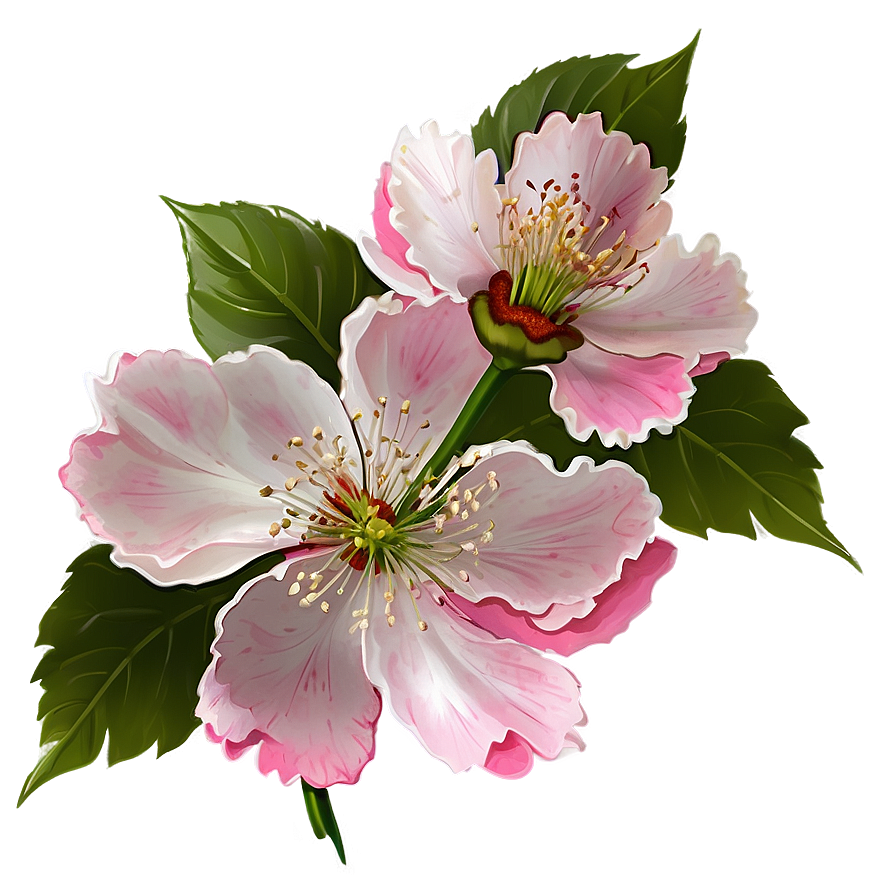 Cherry Blossom Bouquet Png 06292024