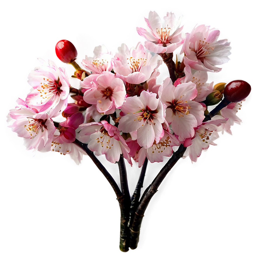 Cherry Blossom Bouquet Png 27