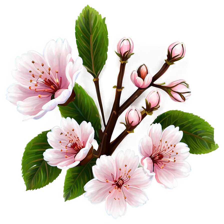 Cherry Blossom Bouquet Png Vvg71