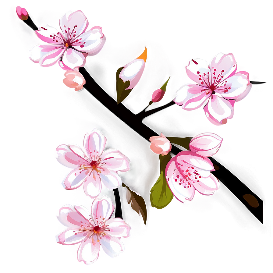 Cherry Blossom Branch Png 22