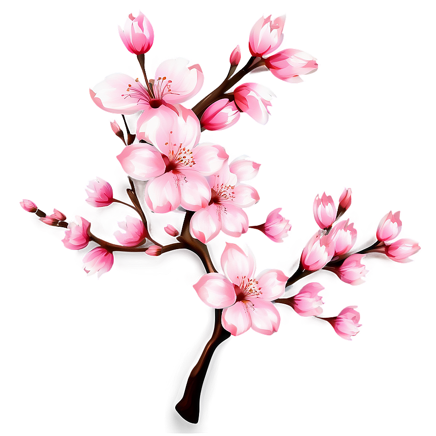 Cherry Blossom Decoration Png 10