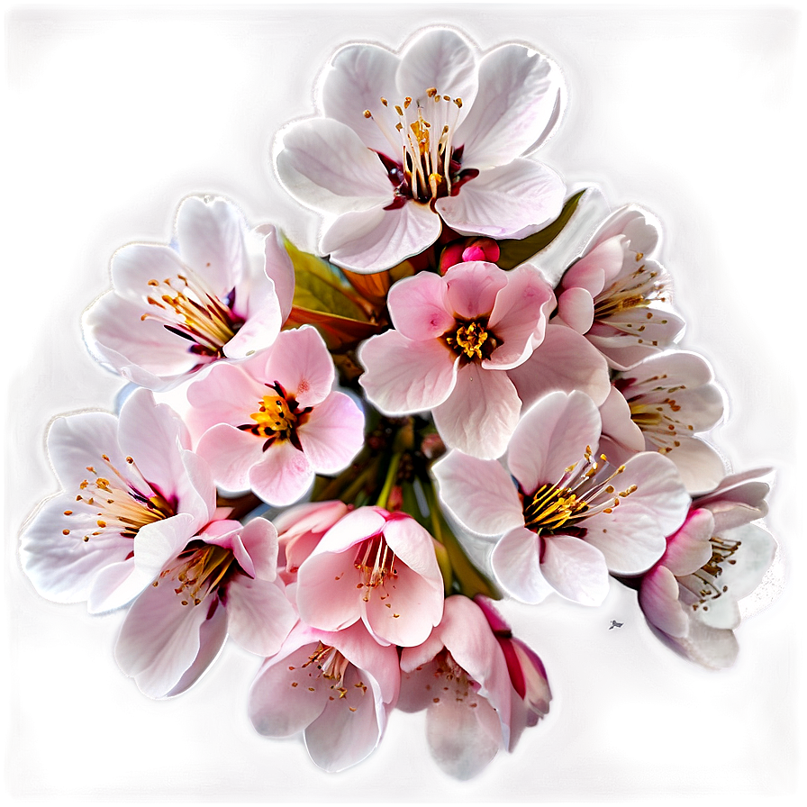 Cherry Blossom Emoji Expression Png Plw