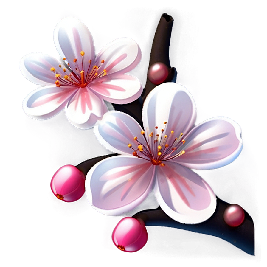 Cherry Blossom Emoji Png Yqg5