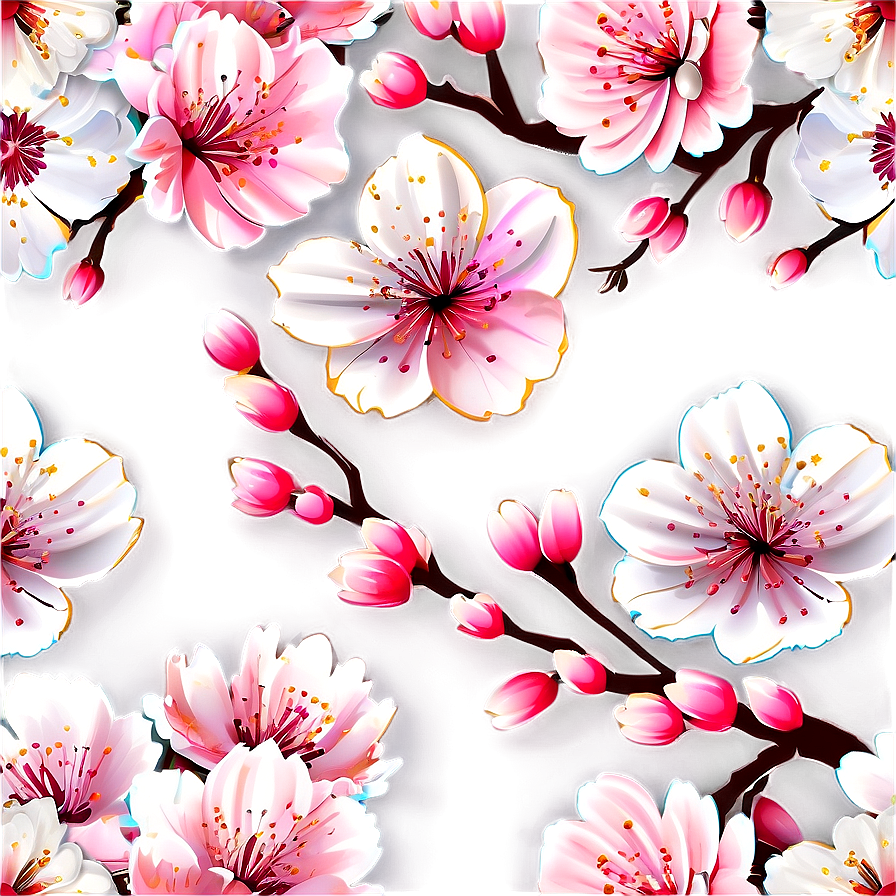 Cherry Blossom Fabric Png 06292024