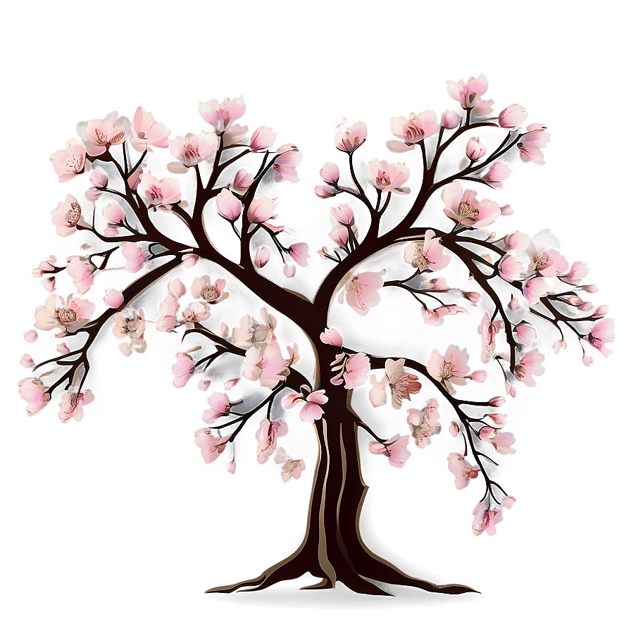 Cherry Blossom Fairy Tale Scene Png Pln29