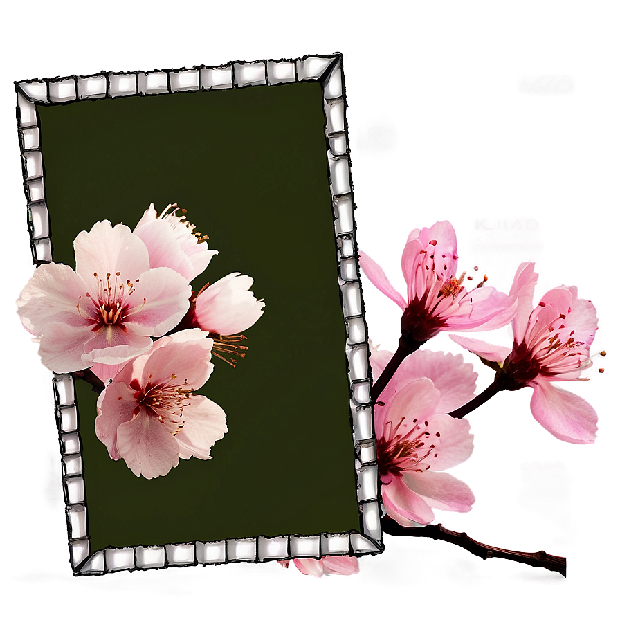 Cherry Blossom Frame Png Kgn29