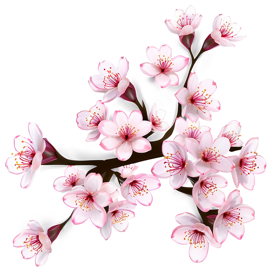 Cherry Blossom Illustration Png Axr77