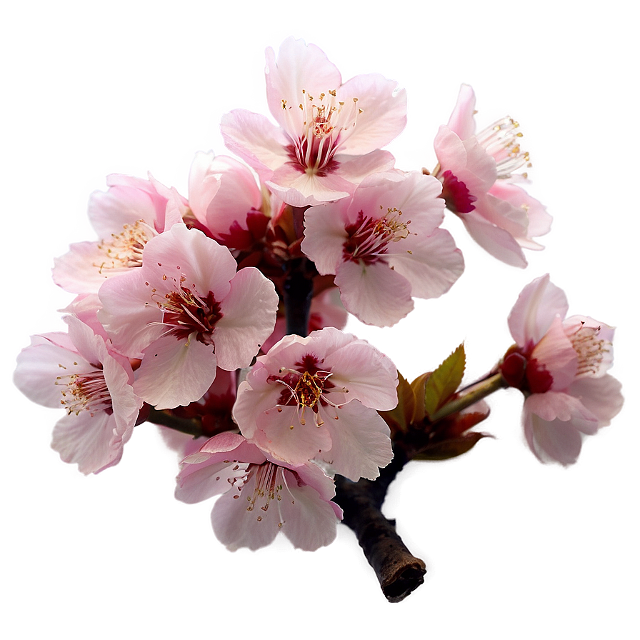 Cherry Blossom In Soft Focus Png Emg81