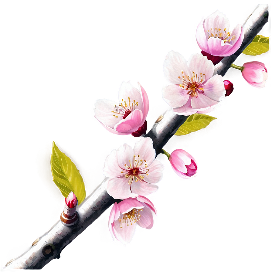 Cherry Blossom Landscape Png 06292024