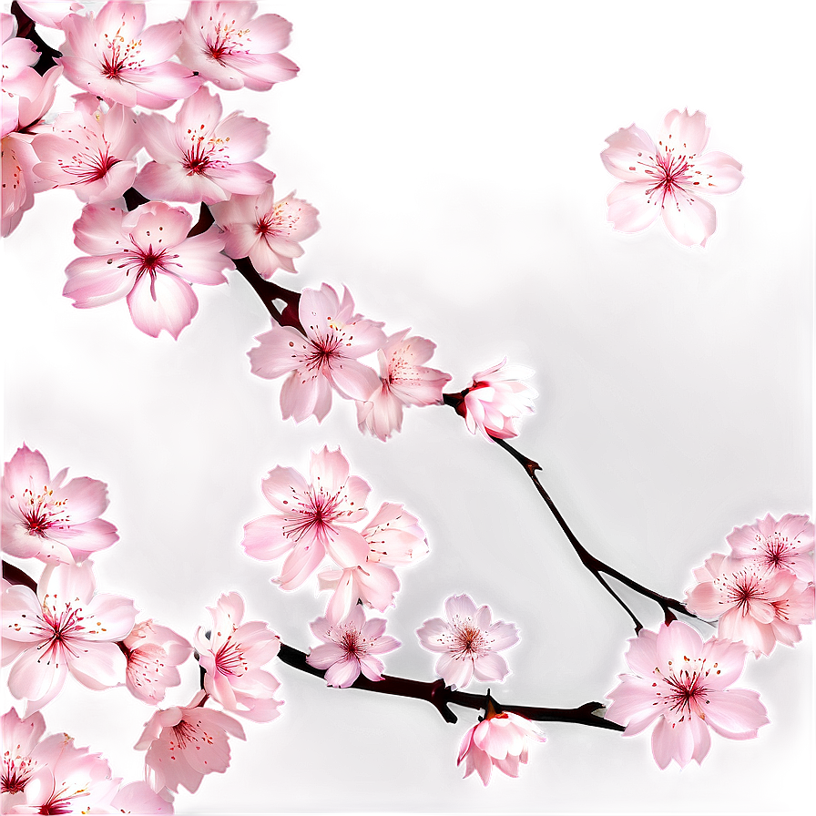 Cherry Blossom Petals Overlay Png Gav