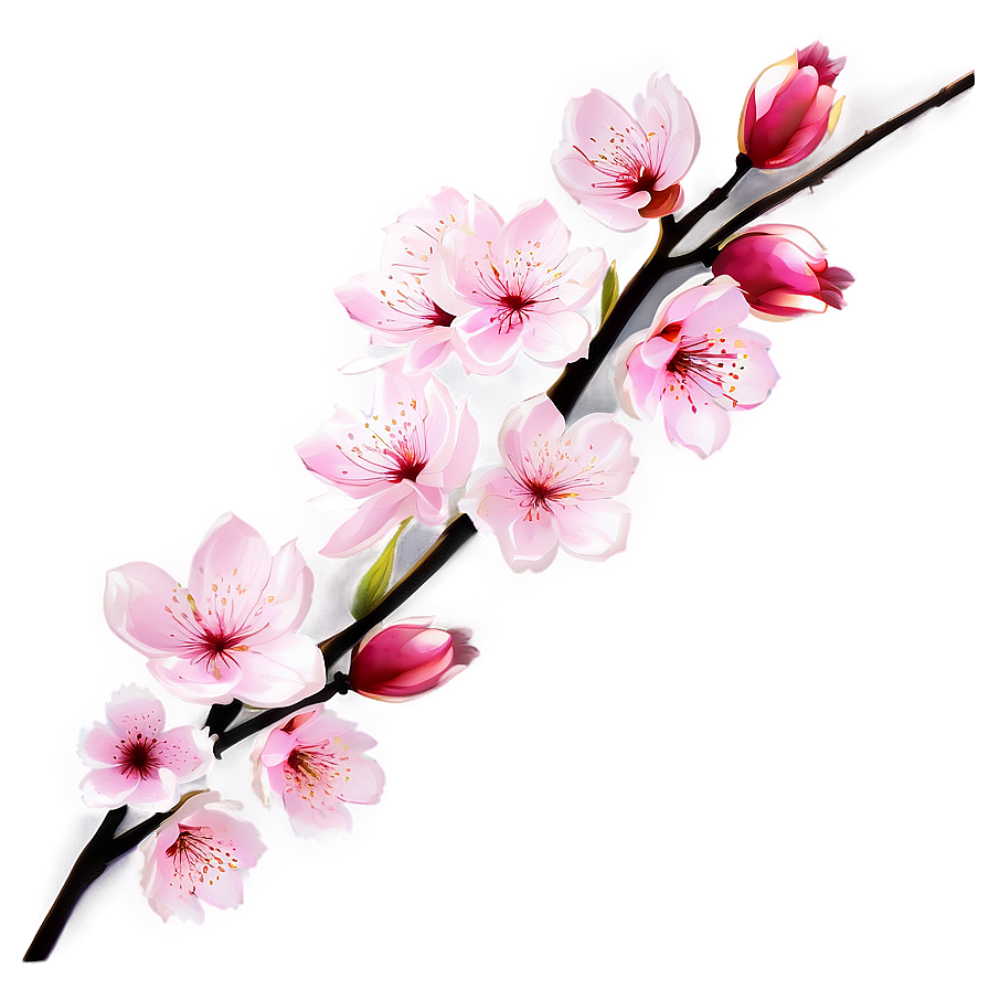 Cherry Blossom Zen Garden Png 5