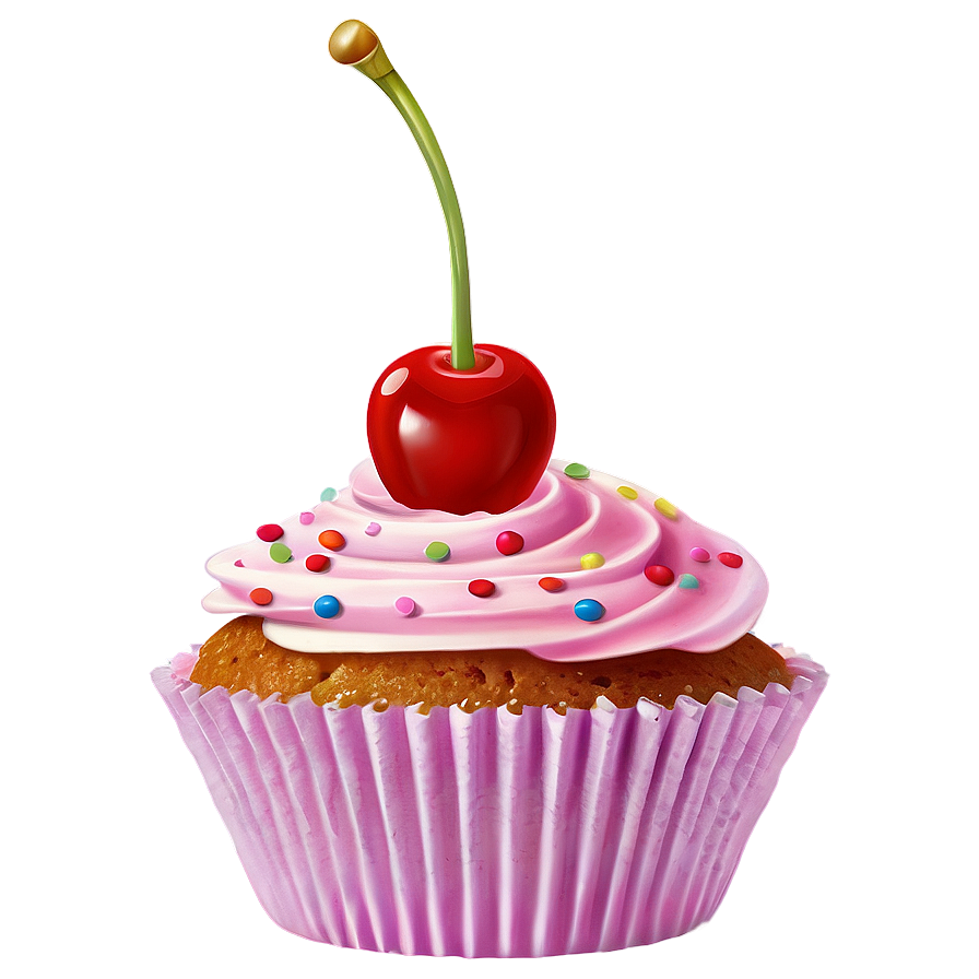 Cherry Cupcake Png 17