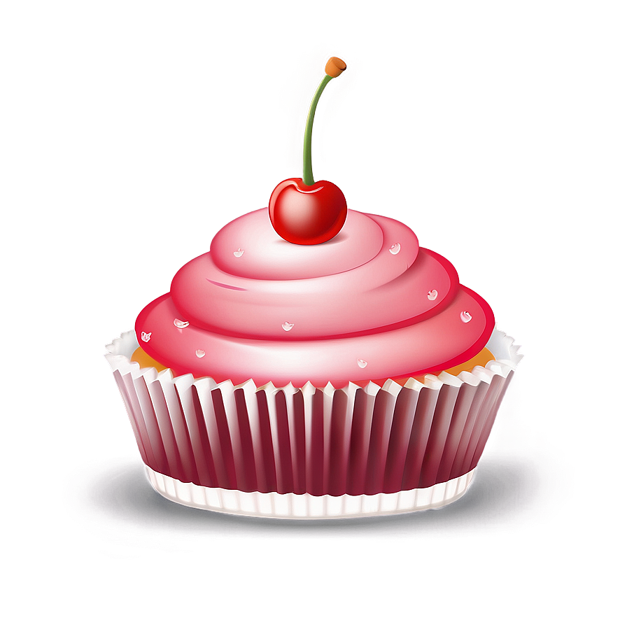 Cherry Cupcake Png Ren