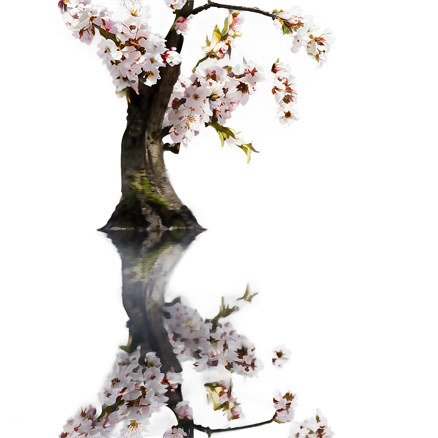 Cherry Tree Reflection Png 16