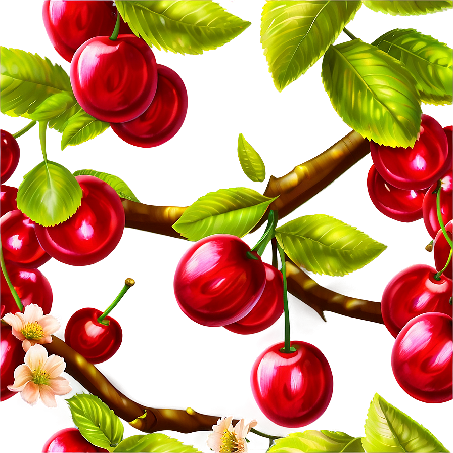 Cherry Tree Sunset Png Jfs