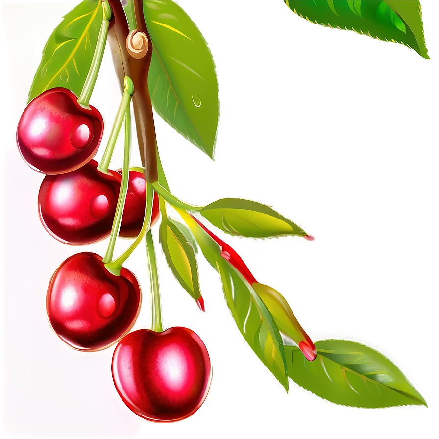 Cherry Tree With Fruit Png Dmt