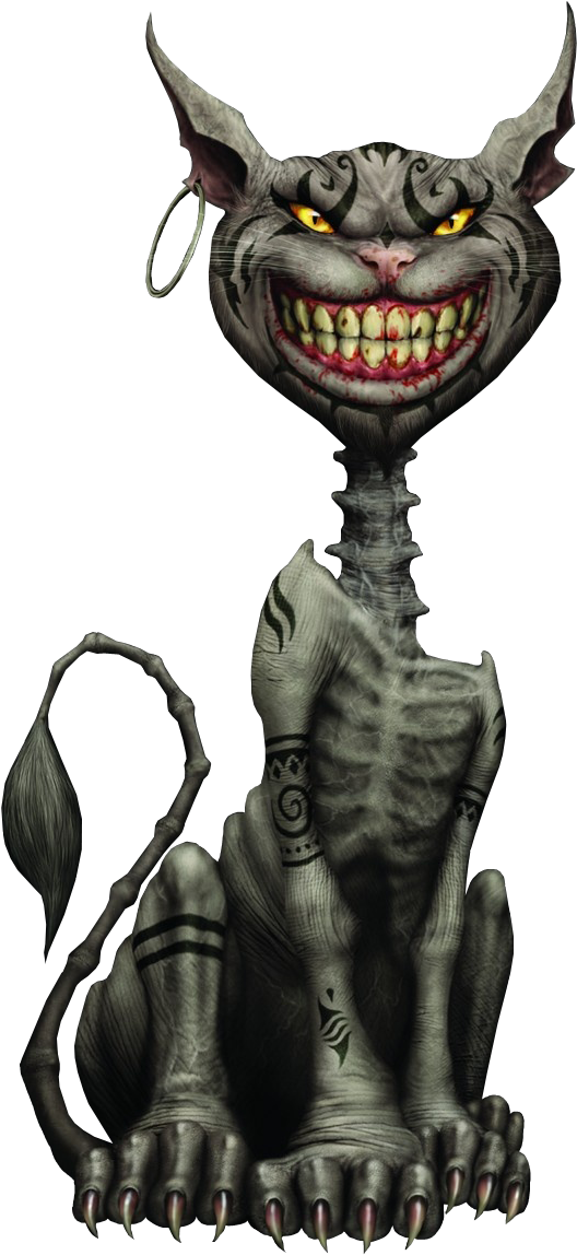 Cheshire Cat Sinister Smile