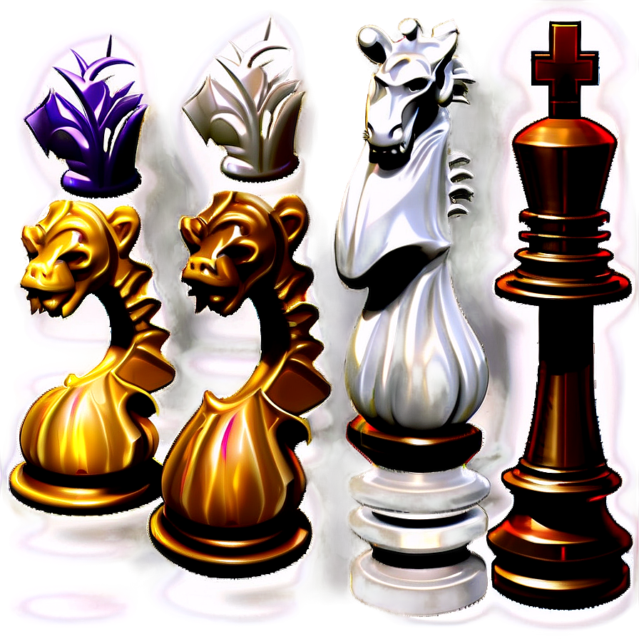 Chess Pieces Set Png 05252024