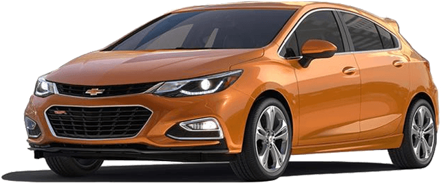 Chevrolet Cruze Orange Side View