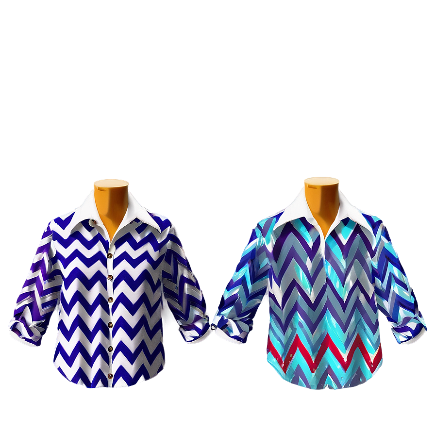 Chevron Collar Shirt Png 77