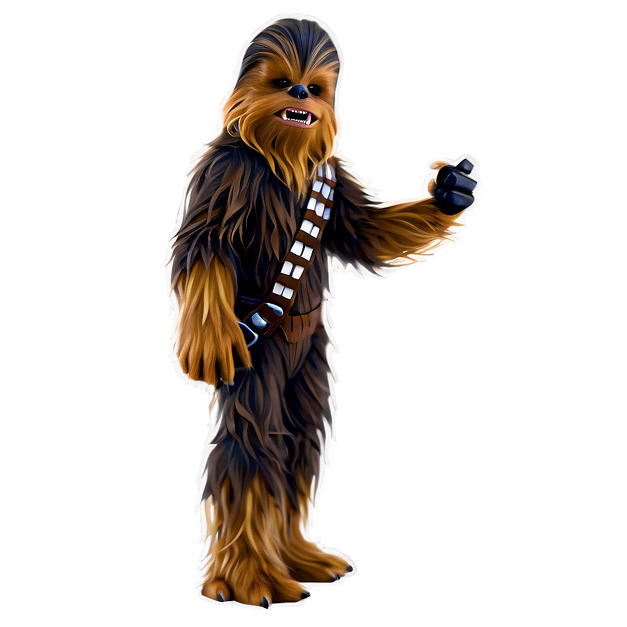 Chewbacca Hand-drawn Png Evj