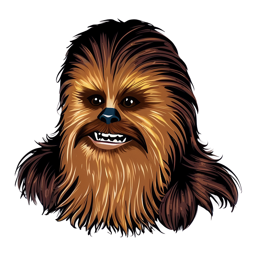 Chewbacca Hand-drawn Png Ikb