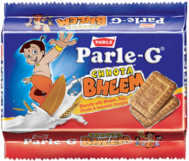 Chhota Bheem Parle G Biscuit Packaging