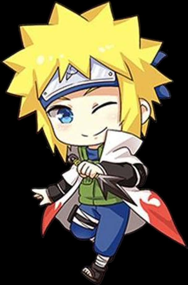 Chibi_ Anime_ Character_with_ Yellow_ Hair