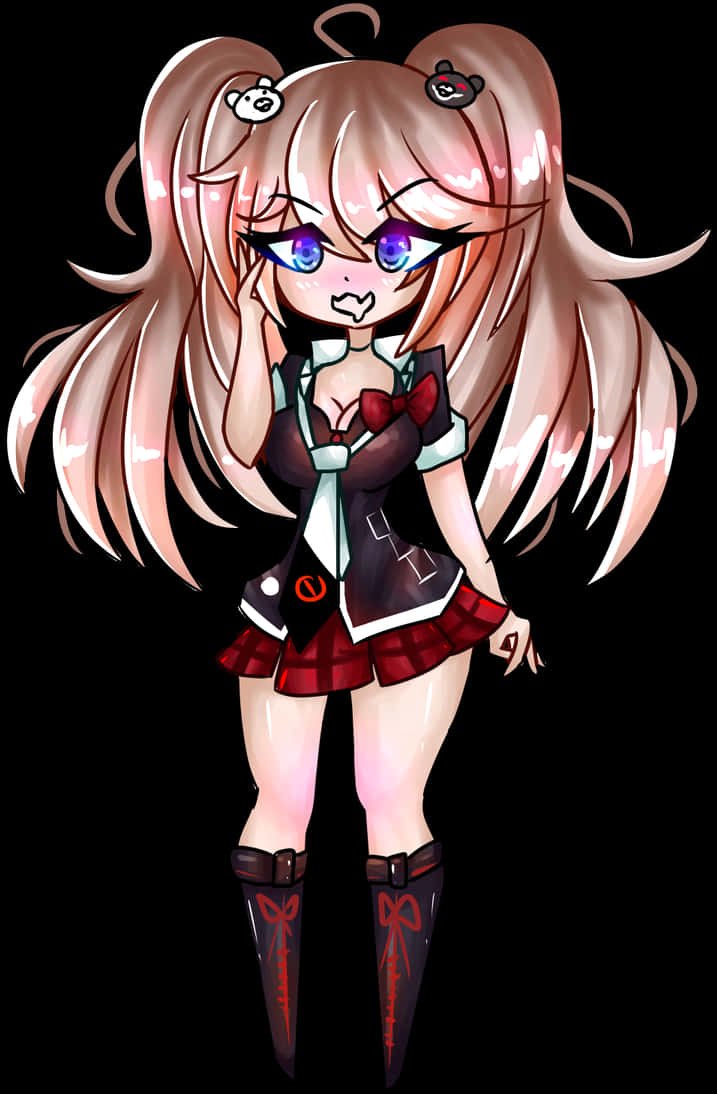 Chibi Anime Girlwith Twintails