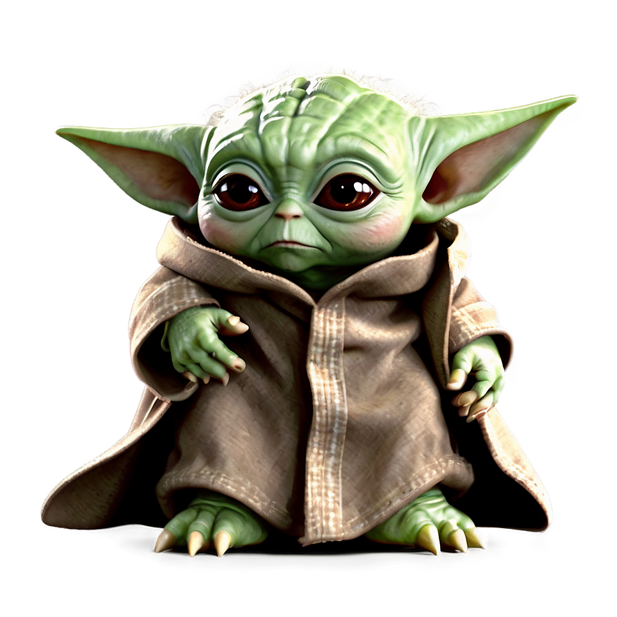 Chibi Baby Yoda Cute Png 06252024