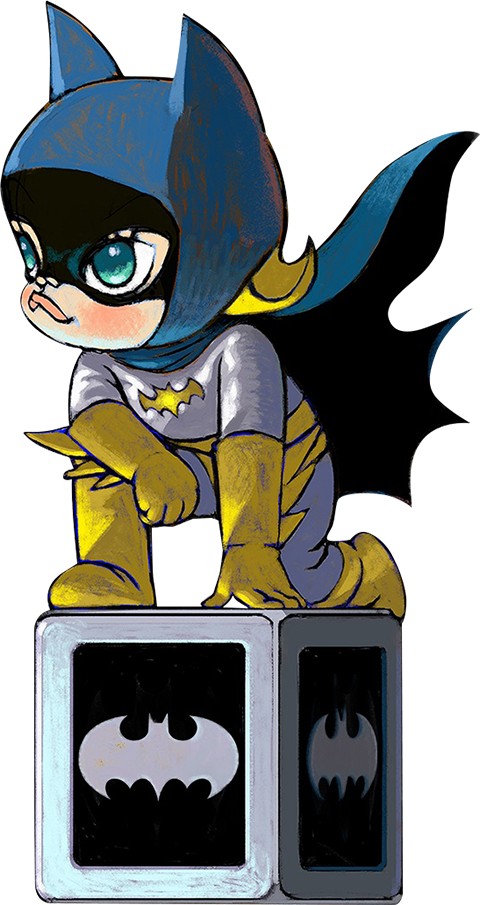 Chibi Batgirlon Blocks