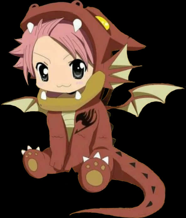 Chibi Dragon Costume Anime Character